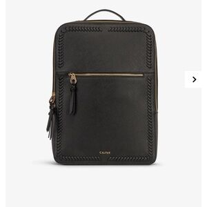 Calpak Black Kaya 17 Backpack with Gold Details